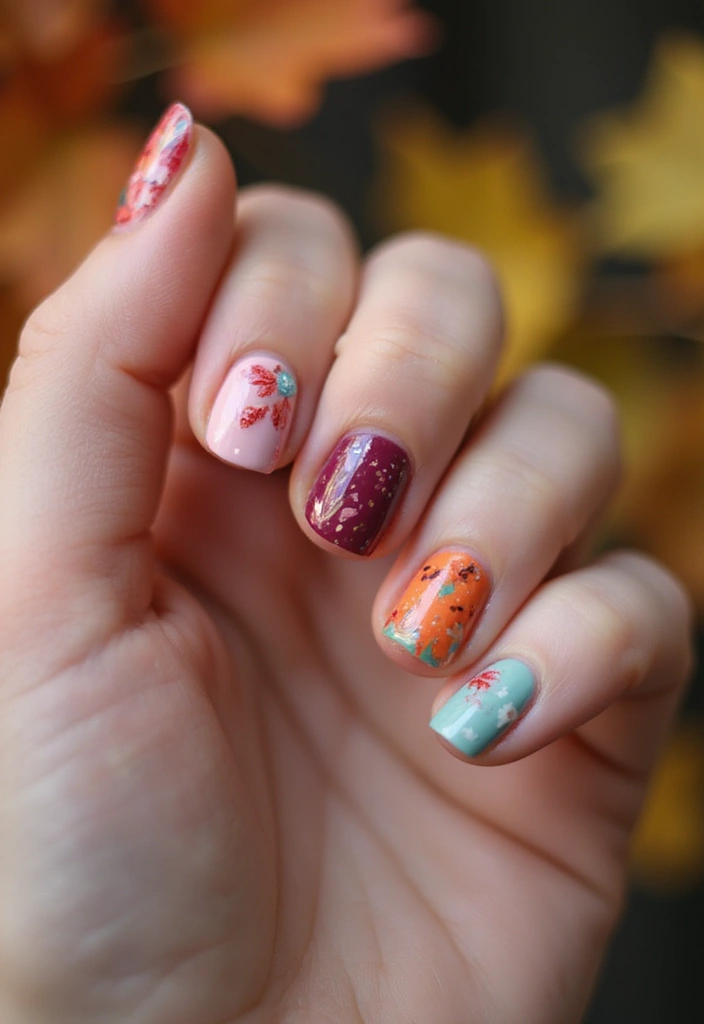 How to Achieve Perfect Short French Nails at Home - 9. Seasonal Nail Designs