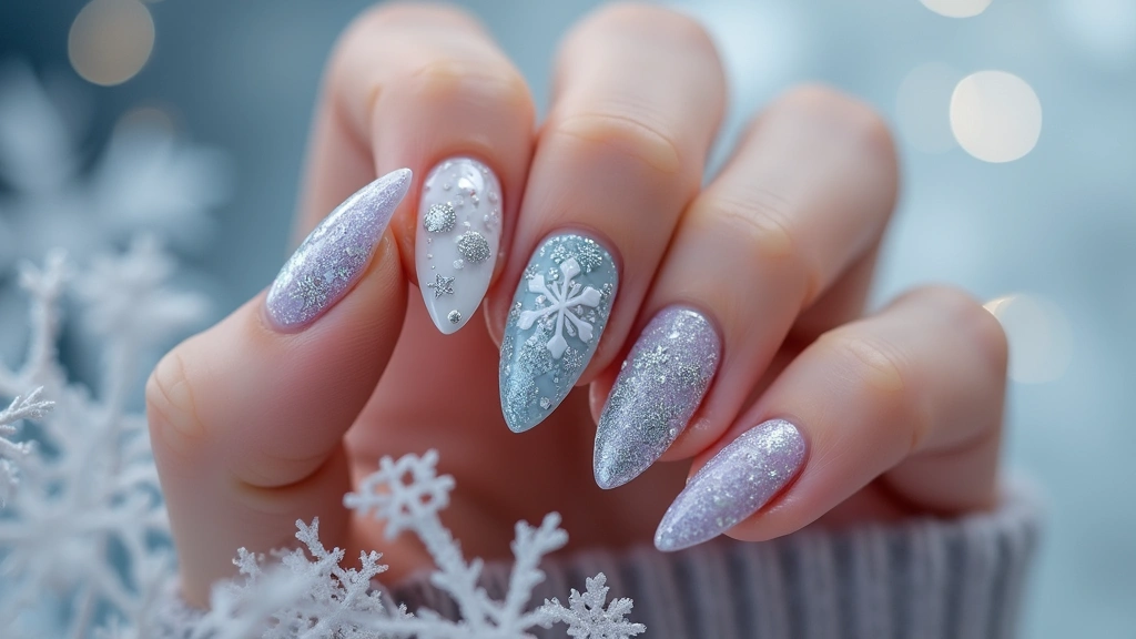 20 Winter Nail Art Designs That Shine Bright