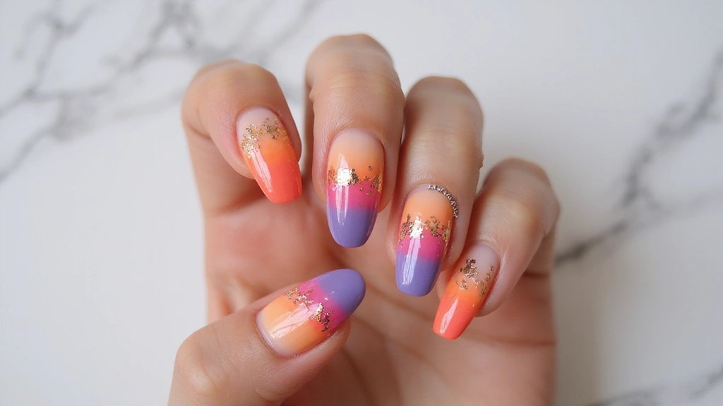 30 Sunset Ombre French Tip Ideas You Need This Year