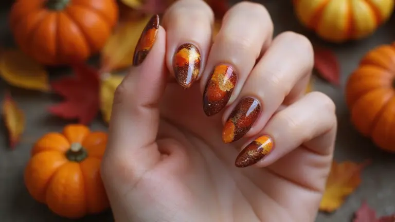 32 Magical Marble Designs for a Harvest Moon Look